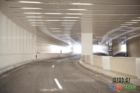 Bakıda nəhəng tunel kompleksi istifadəyə hazırdır – FOTO