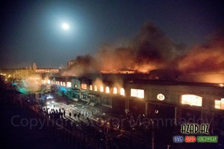 FHN Sumqayıtdakı yanğın barədə məlumat yaydı -VİDEO+FOTO