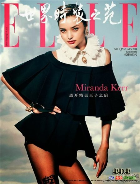 Miranda Kerr " ELLE " Çin - Fotosessiya