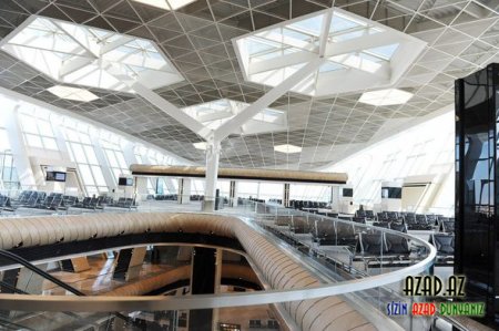 Heydər Əliyev Beynəlxalq Aeroportunun yeni aerovağzal kompleksi – Foto