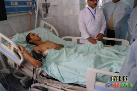 Yaralı hərbçilər müalicə üçün Türkiyəyə aparılıb - fotolar