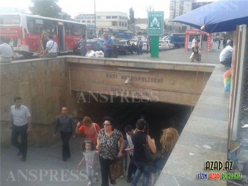 Bakı metrosunun qeyri-adi qonağı-FOTO