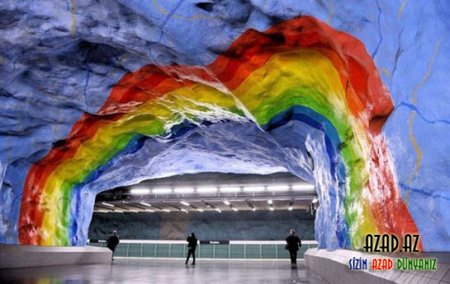 Dünyanın ən maraqlı metro stansiyaları  - FOTOLAR