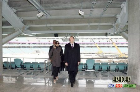 Olimpiya Stadionu açıldı - Foto
