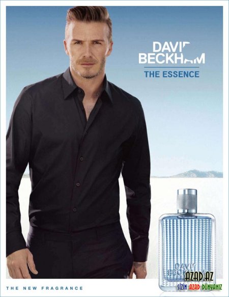 David Beckham yeni ətir reklamında