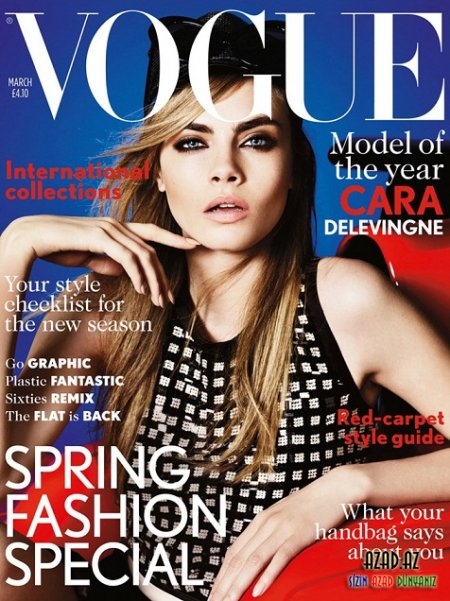 Kara Delevin Cover Vogue UK