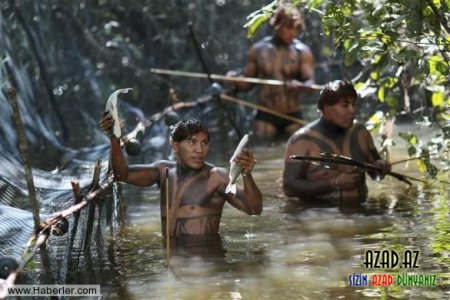 Amazon yerliləri ilk dəfə belə göstərildi