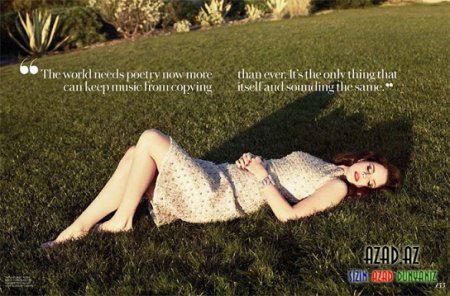Lana Del Rey Fashion jurnalı üçün