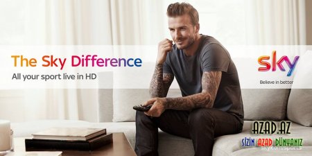 David Beckham - "New Sky Sports TV Commercial" reklamında