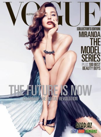Miranda Kerr Vogue jurnalında