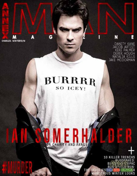 Ian Somerhalder "Annex Man Magazine, Winter 2013"