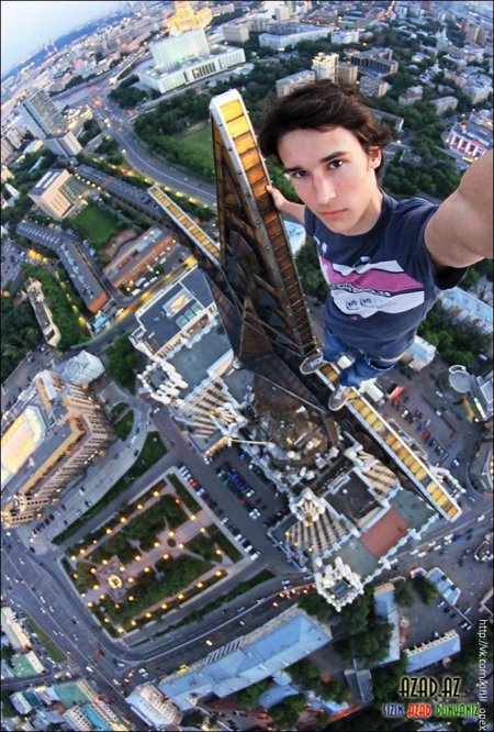 Ən ekstremal selfie'lər - FOTO