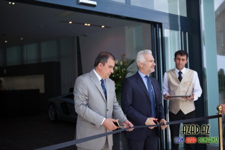 Bakıda Lamborghini mərkəzi açıldı - Foto