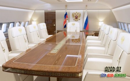 Putinin 86 milyonluq "uçan sarayı" - FOTOLAR