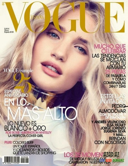 Rosie Huntington-Whiteley Vogue Spain-Mart 2013