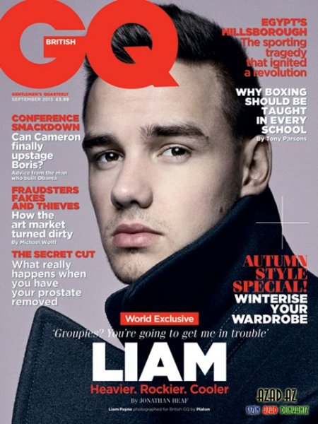 One Direction GQ jurnalın üz qabığında